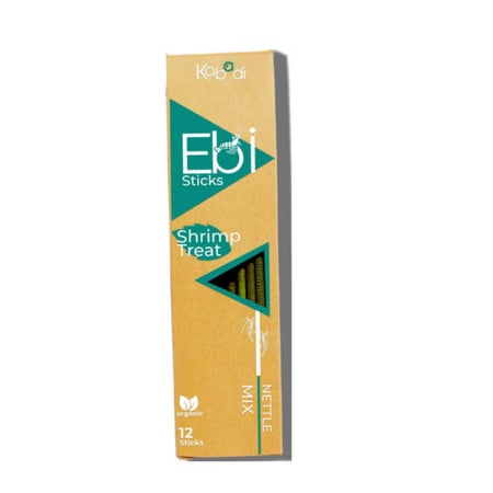 أعواد أوراق نبات القراص للشرمب و الاسماك من - Kabadi Nettle Mix Sticks for Shrimp & Small Fish – 12 pcs