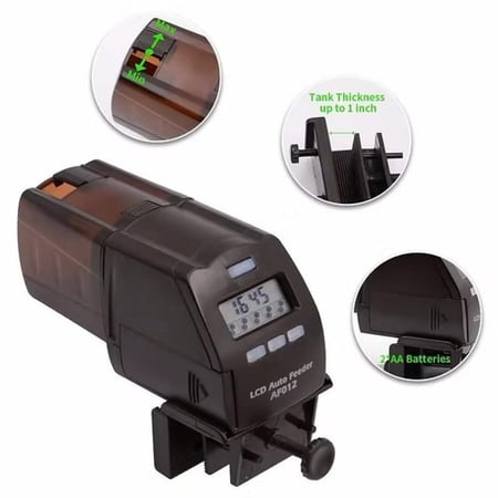 Dolphin AF-012 LCD Auto Feeder – جهاز تغذية تلقائي للأسماك