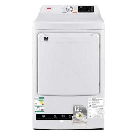 مجفف ملابس HAAM - هام - 12 كجم - ابيض - HMDR120W-23AM