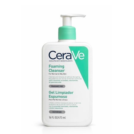 سيرافي غسول رغوي للبشرة العادية إلى الدهنية مع حمض الهيالورونيك 473 مل