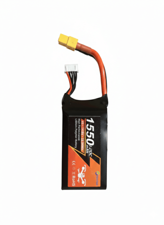 4S lipo BATTERY 1550mah 120C  بطارية لايبو
