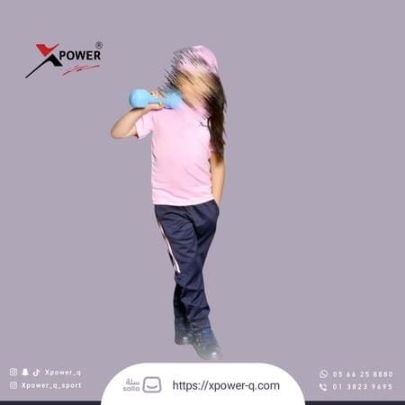 طقم رياضي كحلي و وردي ( بولو )