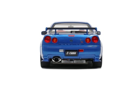 Otto 1/12 Scale Resin Model - 2005 Nissan Skyline NISMO GT-R R34 Z-Tune, Blue - G082