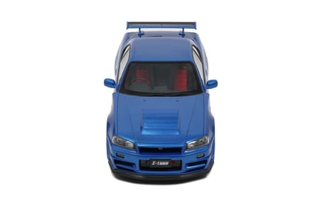 Otto 1/12 Scale Resin Model - 2005 Nissan Skyline NISMO GT-R R34 Z-Tune, Blue - G082