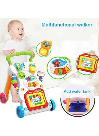 Multi-Functional Multicolored Writing, Drawing, Music Walker Assorted 6+ Months