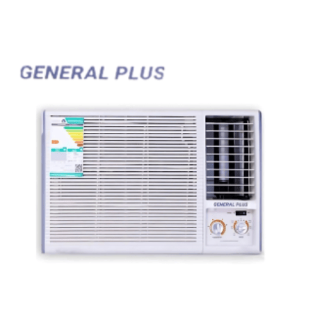 مكيف شباك 18 ألف وحدة بارد (1.5 طن) – تبريد قوي للأجواء الحارة مع تحكم سهل من GENERAL PLUS