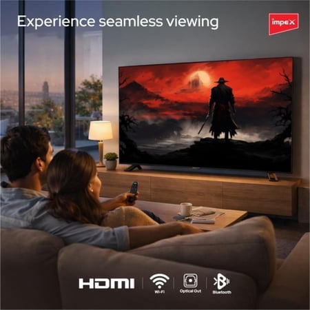 تلفزيون سمارت IMPEX 60 بوصة QLED 4K UHD بنظام webOS – بدون إطار – موديل FIESTA60Q