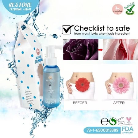 غسول المناطق الحساسة للنساء