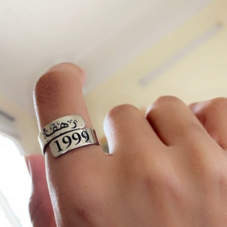 خاتم الاسم و التاريخ يصمم حسب اختيارك