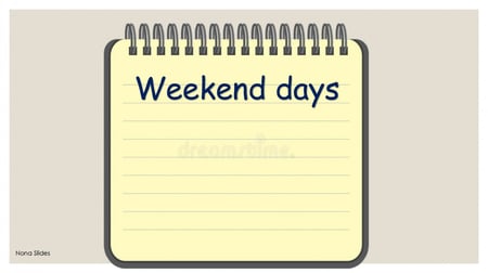 We Can 1 Unit 4 Days & Weather