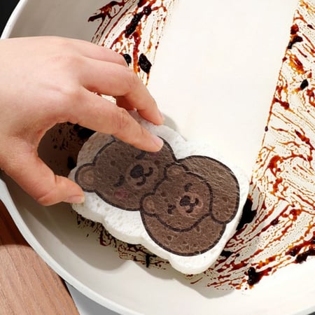 أسفنجة الجلي الذكية متعددة الاشكال ( 2 حبة )