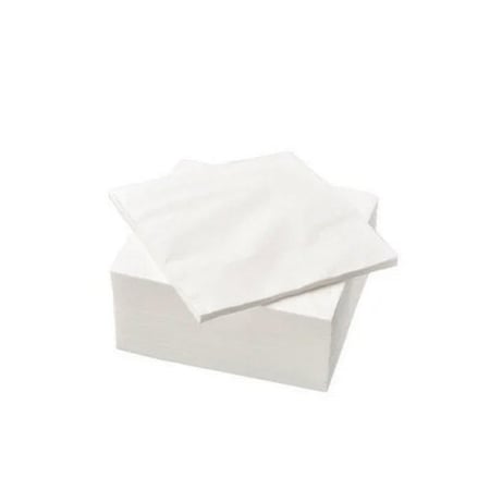 مناديل سفرة مزدوجة فائقة النعومة لون أبيض - خيارات متعددة