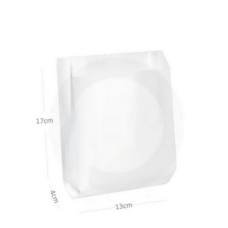 كيس ورق برغر ابيض بدون قاعدة مقاسات متعددة (100 حبة)