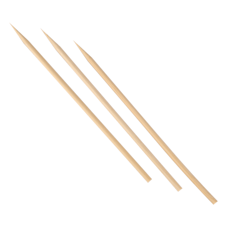 اعواد خشبية دائرية للشواء مقاسات متعددة