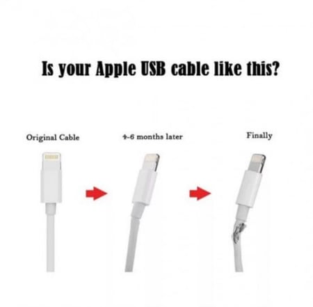 وصلة اصلاح سلك شاحن الايفون