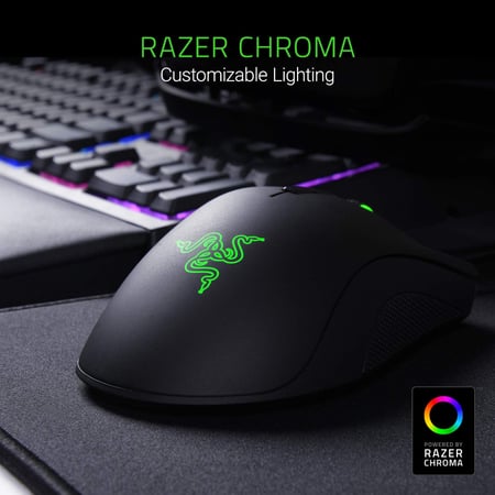ماوس Razer DeathAdder Chroma – دقة استثنائية وتصميم مريح للألعاب
