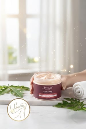 ثنائي النضارة والإشراق لتقشير وتفتيح الجسم | منال بيوتي