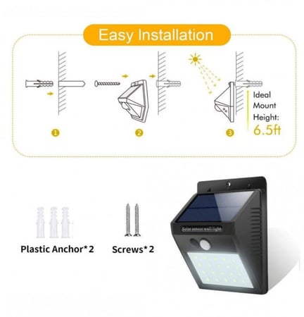كشاف يعمل بالطاقة الشمسية 20 ليد
