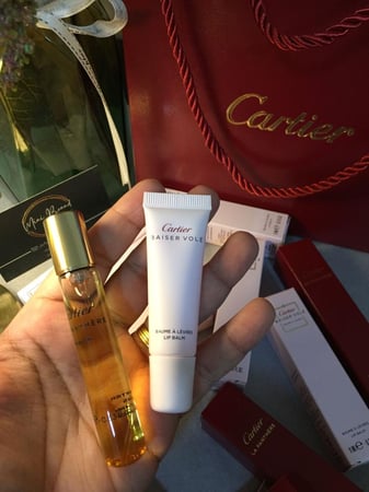 بكجنق كارتييه بلسم الشفاه وعطر لابنثر كارتييه