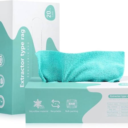 علبة مناشف من المايكروفايبر