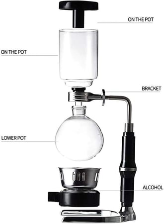 أداة السايفون لصنع القهوة