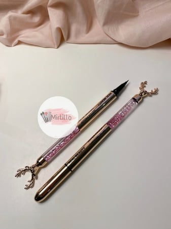 ايلاينر الغزال اسود ضد الماء - وردي