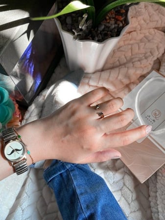 خاتم كلاسيكي حسب طلبك من الفضة الإيطالية عيار 925 - كازار