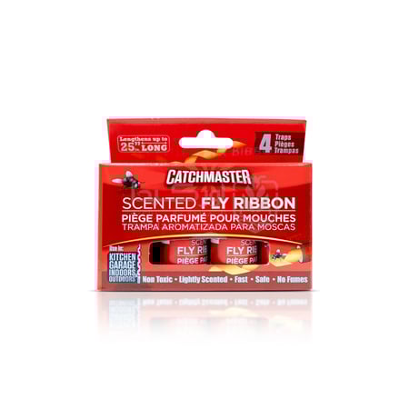 رول اشرطة لاصقة كاتش ماستر للحشرات الطائرة (4 اشرطة لاصقة) - عالية الجودة