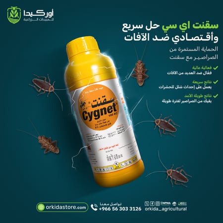 سقنت 100 اي سي مبيد حشري لمكافحة الصراصير الذباب البعوض 1 لتر