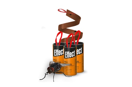 اشرطة لاصقة إفكت Effect للحشرات الطائرة (4 اشرطة لاصقة) عالية الجودة