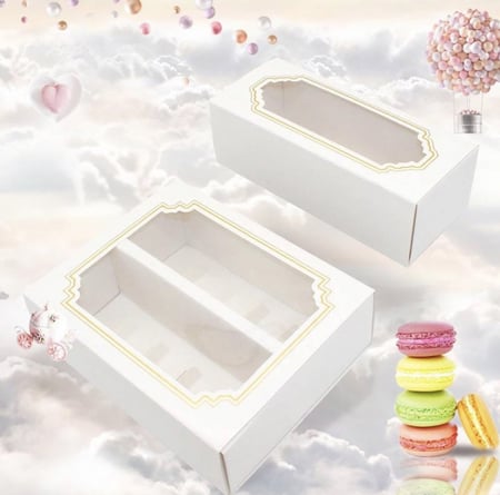 علبة لتغليف الكعك ( 10 قطع )