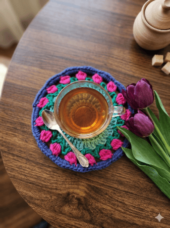 قاعدة أكواب "حديقة التوليب" (Coaster)