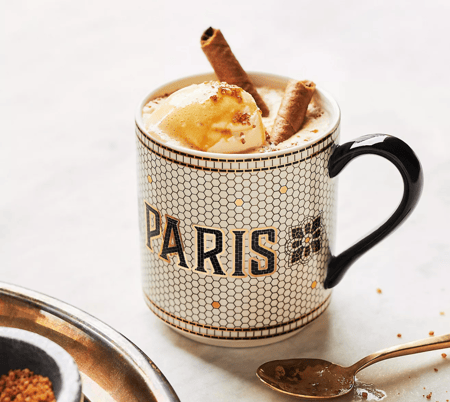 The Bistro Tile Stoneware Mug: Jetsetter Edition