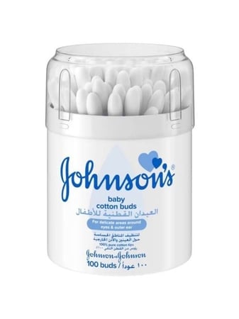 جونسون عود اذن صغير 100 عود على خلفية بيضاء