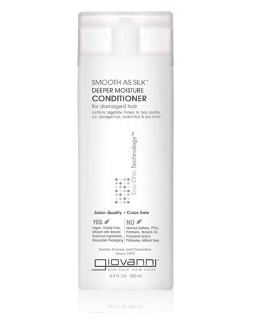 بلسم من جيوفاني لجميع أنواع الشعر 250 مل لتنعيم الشعر على خلفية بيضاء