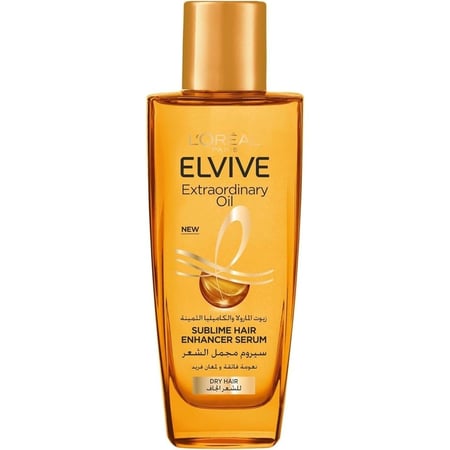 سيروم الشعر ايلفيف للشعر الجاف من لوريال باريس - 50مل على خلفية بيضاء