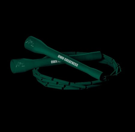 حبل خرز لون اخضر داكن