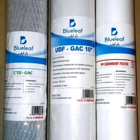 طقم غيار فلاتر جهاز 200 او 400 جالون ثلاث مراحل