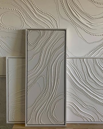 لوحة عقد اللؤلؤ