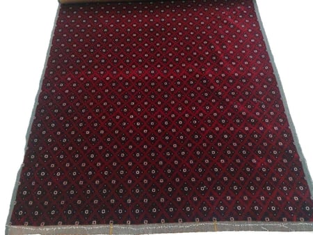 قماش تركي مخمل احمر دم الصحراء لون جميل ظبي الجزيرة