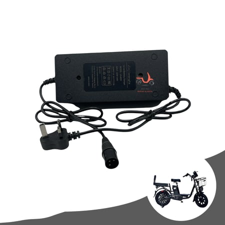 شاحن دائري سريع 60 فولت لدراجة كهربائية مقاس 16 كفر عريض