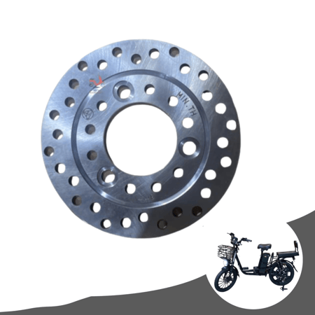 قرص فرامل ( ديسك) مقاس 160 دراجة كهربائي مقاس 20 عريض