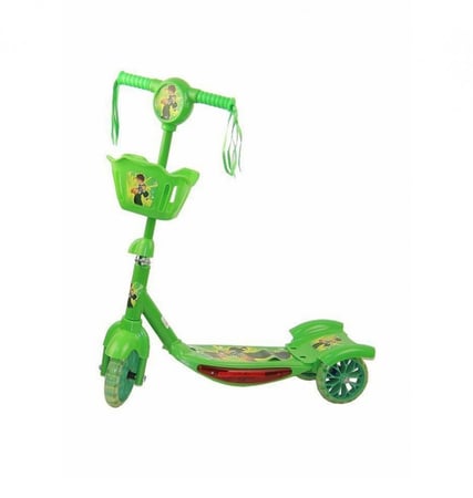سكوتر دراجة اطفال ثلاثية وردي ازرق اخضر Kids Tricycle Scooter Bike