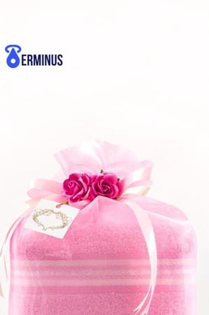 منشفة روز كبيرة  مقاس 140*70