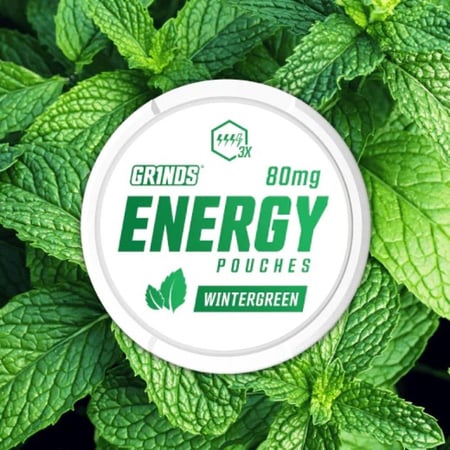 Wintergreen ENERGY POUCHES 80mg نعناع  ٨٠ملغ