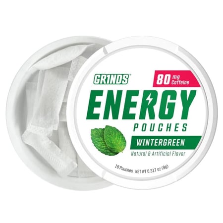 Wintergreen ENERGY POUCHES 80mg نعناع  ٨٠ملغ