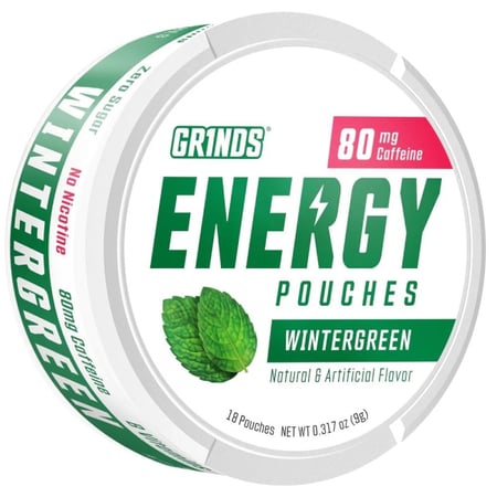 Wintergreen ENERGY POUCHES 80mg نعناع  ٨٠ملغ