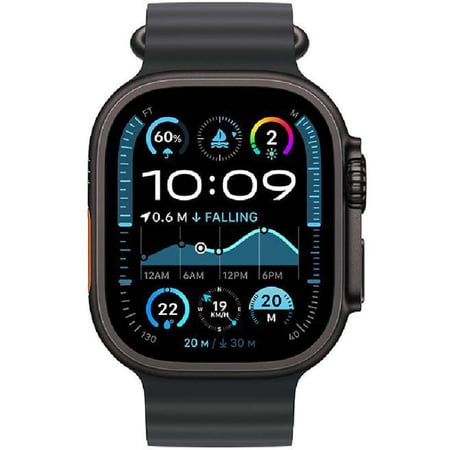 ابل واتش الترا 2  تيتانيوم اسود مقاس 49 ملم