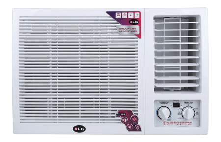 مكيف شباك كي ال جي بقدرة 18000 وحدة – بارد فقط