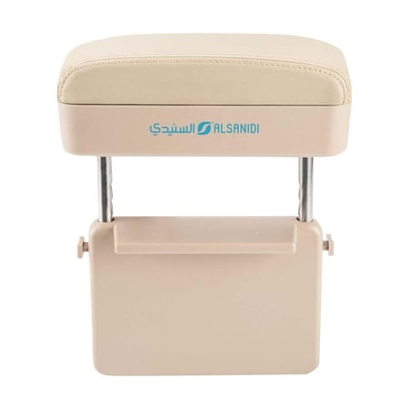 تكاية مع صندوق تخزين للسيارة وشحن لاسلكي لجوالات ايفون 24 سم- يوفر راحة أثناء القيادة، ينظم أغراض السيارة، يشحن الأجهزة بسرعة وأمان،ضمان سنتان